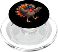 Thanksgiving Turkey Cool Turkey Headphones Thanksgiving PopSockets PopGrip para MagSafe