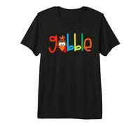Thanksgiving Turkey Face Turkey Day Gobble Camiseta Premium