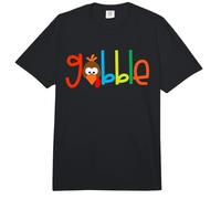 Thanksgiving Turkey Face Turkey Day Gobble Comfort Colors Adult Heavyweight T-Shirt