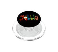 Thanksgiving Turkey Face Turkey Day Gobble PopSockets PopGrip para MagSafe