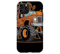 Thanksgiving Turkey Monster Truck Cartoon para Niños Carcasa para iPhone 11 Pro
