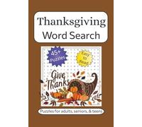 Thanksgiving Word Search Puzzle Book: Word Searches with Easy to Read Print about Quilting, Sewing, Embroidery, and More | 6x9 inches, 96 pages | 45+ ... Gift for Vacations, Holidays, and Free Times