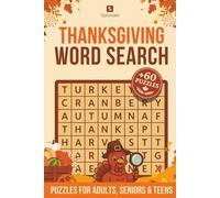 Thanksgiving Word Search Puzzle: Relax and Reflect with Thanksgiving-Themed Puzzles | Puzzle Book for Teens, Seniors, and Adults, 6x9 inches | Great Gift for Thanksgiving, Holidays, or Travel