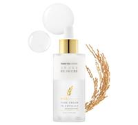 THANKYOU FARMER Rice Pure Cream In Ampoule 50ml, Suero para aclarar la piel, cuidado de la piel coreano Glass Skin, extractos exclusivos de arroz coreano, niacinamida, suero coreano para la cara
