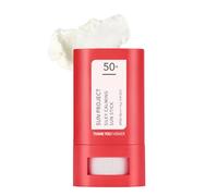 THANKYOU FARMER Sun Project Silky Calming Sun Stick SPF50+ P Water-Resistant, Matte Finish, Calamine and Centella Asiatica, Korean Sunscreen Stick Face, Travel Size, Korean Sunscreen for Face