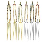 THANU'S CRAFT Broche de seguridad multicolor para vestidos Kurtis Sari Sadi Pins Mujer, Big, Metal, Sin piedras preciosas