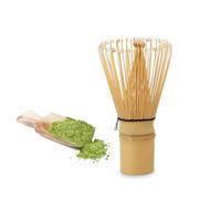 Thapncow Batidor de matcha tradicional de bambú| Batidora te matcha|Herramientas premium de bambú natural|Preparación de polvo de matcha|Herramientas y gadgets cocina para hacer té (100 dientes)