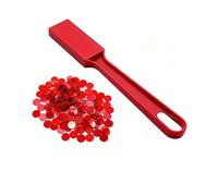 Thapncow Juego de Bingo magnético, Fichas con Stick, Fichas Magnéticas para Lotería, Juego de Lotería, Suministros para Escuela en casa,contadores de matemáticas (Rojo)