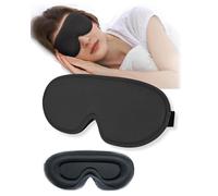 Thapncow1 Antifaz de seda para dormir, antifaz reutilizable, antifaz para dormir, adecuado para niños, niñas, niños, mejora la calidad del sueño, antifaz médico para dormir