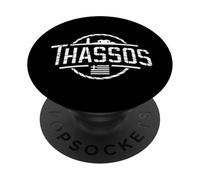 Thassos Grece Vistas panorámicas al mar y a la montaña PopSockets PopGrip Adhesivo