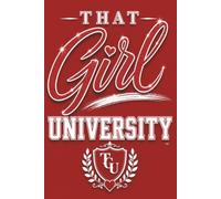 That Girl University Journal-Red & White Edition: Goal Setting, Daily Writing & Personal Growth, Notebook, Planner, Girls, Teenagers, Women, Gratitude, Self Care, Mindfulness