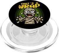 That Is A Wrap Funny Pixel Art Momia Halloween PopSockets PopGrip para MagSafe