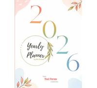 That Person Yearly Planner 2026: An Inspirational Collection for Self-Discovery, Growth, Balance, and Becoming Your Best Self. 8.5x11". B/W version. Add your colorful touch