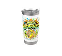 That’s Bananas Retro Fruit Comic Summer Vibes Vaso térmico de acero inoxidable de doble pared