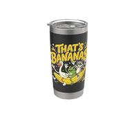 That’s Bananas Retro Fruit Summer Characters Vaso térmico de acero inoxidable de doble pared