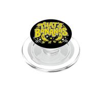 That’s Bananas Retro Yellow Fruit Summer Characters PopSockets PopGrip para MagSafe