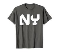 That Says NY Block Letters Modern Angle Style New York Camiseta