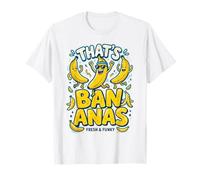 That's Bananas Fresh & Funky Dancing Bananas Diseño Divertido Camiseta