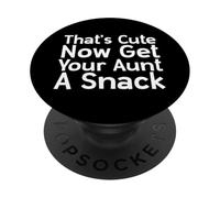 Thats Cute Now Get Your Aunt A Snack - Thanksgiving Family PopSockets PopGrip Adhesivo