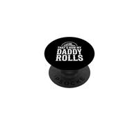 That's How My Daddy Rolls Trucker Truck Driver Dad PopSockets PopGrip Adhesivo