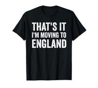 That's It I'm Muding to England Funny Vintage Travel Camiseta
