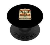 That's It I'm Muding to Utah Vintage Ski Pass Outdoor Salt PopSockets PopGrip Adhesivo