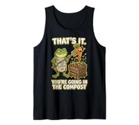 Thats It Your Going in The Compost Funny Garden Frog Camiseta sin Mangas