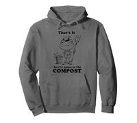 That's It You'Re Going in The Compost Frog Funny Gardening Sudadera con Capucha