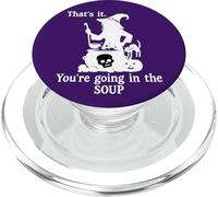 That's It You'Re Going in The Soup Cat Witch Witches Brew PopSockets PopGrip para MagSafe