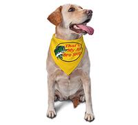 That's My Ass Bro Stop Fishing Spring Dog Bandanas Boy Bulk Puppy Pañuelo Ajustable Suave Triángulo Baberos Accesorios para Perros Pequeños Medianos Grandes Gatos Blanco
