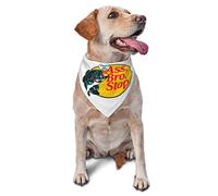 That's My Ass Bro Stop Fishing Spring Dog Bandanas Boy Bulk Puppy Pañuelo Ajustable Suave Triángulo Baberos Accesorios para Perros Pequeños Medianos Grandes Gatos Blanco
