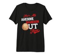 That's My Awesome Grandson out There Baseball Lovers Camiseta Premium