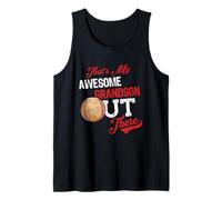 That's My Awesome Grandson out There Baseball Lovers Camiseta sin Mangas