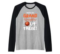 That's My Granddaughter out-There Baloncesto Jugador Deporte Camiseta Manga Raglan