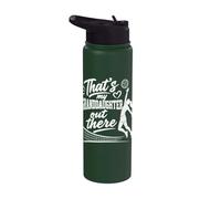 That's My Granddaughter Out There Volleyball Grandma Grandpa Stainless Steel Insulated Water Bottle