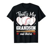 That'S My Grandson Out There Baseball Grandma Mother's Day Camiseta