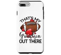 That's My Grandson out There Football Grandma Grandpa Grandpa Carcasa para iPhone 7 Plus/8 Plus