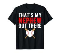 That's My Nephew Out There Baseball Aunt Auntie Día de la Madre Camiseta