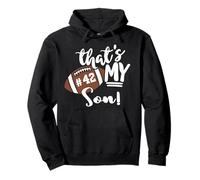 That's My Son Football 42 - Camiseta de Manga Corta, diseño Vintage Sudadera con Capucha