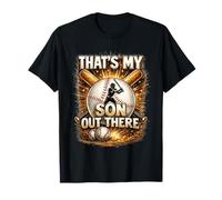 That's My Sons Baseball Dad Mom Parent Pride Sports Camiseta