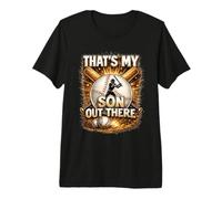 That's My Sons Baseball Dad Mom Parent Pride Sports Camiseta Premium