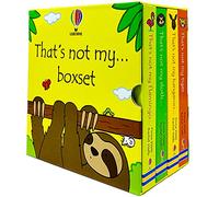 That's not my... 4 Books Collection Box Set by Fiona Watt & Rachel Wells (Flamingo, Sloth, Kangaroo & Tiger)