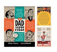 That's So Dad - Calendario de pared 2025 | Year Of Hillariously Punny Dad Jokes, citas divertidas, calendario divertido para la oficina o el hogar