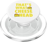 That's What Cheese Head - Cita Divertida de lácteos con Queso para Amantes de la Comida PopSockets PopGrip para MagSafe