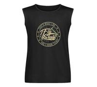 That's What I Do I Fix Stuff and I Know Things Funny Saying Retro Sleeveless T-Shirt Man's Fashion Cotton Black Vest Tank Clothes, Negro , L