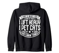 That's What I Do I Lift Heavy I Pet Cats Sudadera con Capucha
