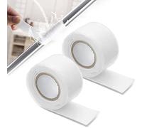 ThatsRad 2 PZS Cinta de Silicona de Autofusión 25mm x 3 Metros Cinta Aislante Blanca Cinta de Selladora Autoadhesiva Cinta Reparación para Fuga de Agua en Tuberías, Fuga de Manguera, Cables Eléctrico