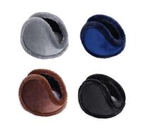ThatsRad 4 Pzs Orejeras Invierno para Hombre y Mujer Orejeras para el Frio Cálido de Felpa Earmuffs Calentador de Orejas para Motocicleta Esquí Correr Deportes al Aire Libre Accesorio de Invierno