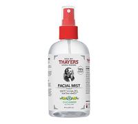 Thayers Tónico Bruma Facial de Hamamelis Suaves Aloe Vera Orgánico - Pepino - Ilumina y cierra los poros - sin alcohol - vegano - 98% de ingredientes naturales - probado por dermatólogos - 237 ml
