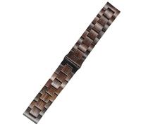THBGTCNQ Correa de reloj de madera 20 mm 22 mm Pulsera de liberación rápida Correa de repuesto con hebilla plegable de acero inoxidable unisex for reloj inteligente Reloj de cuarzo(Type 4,22mm)